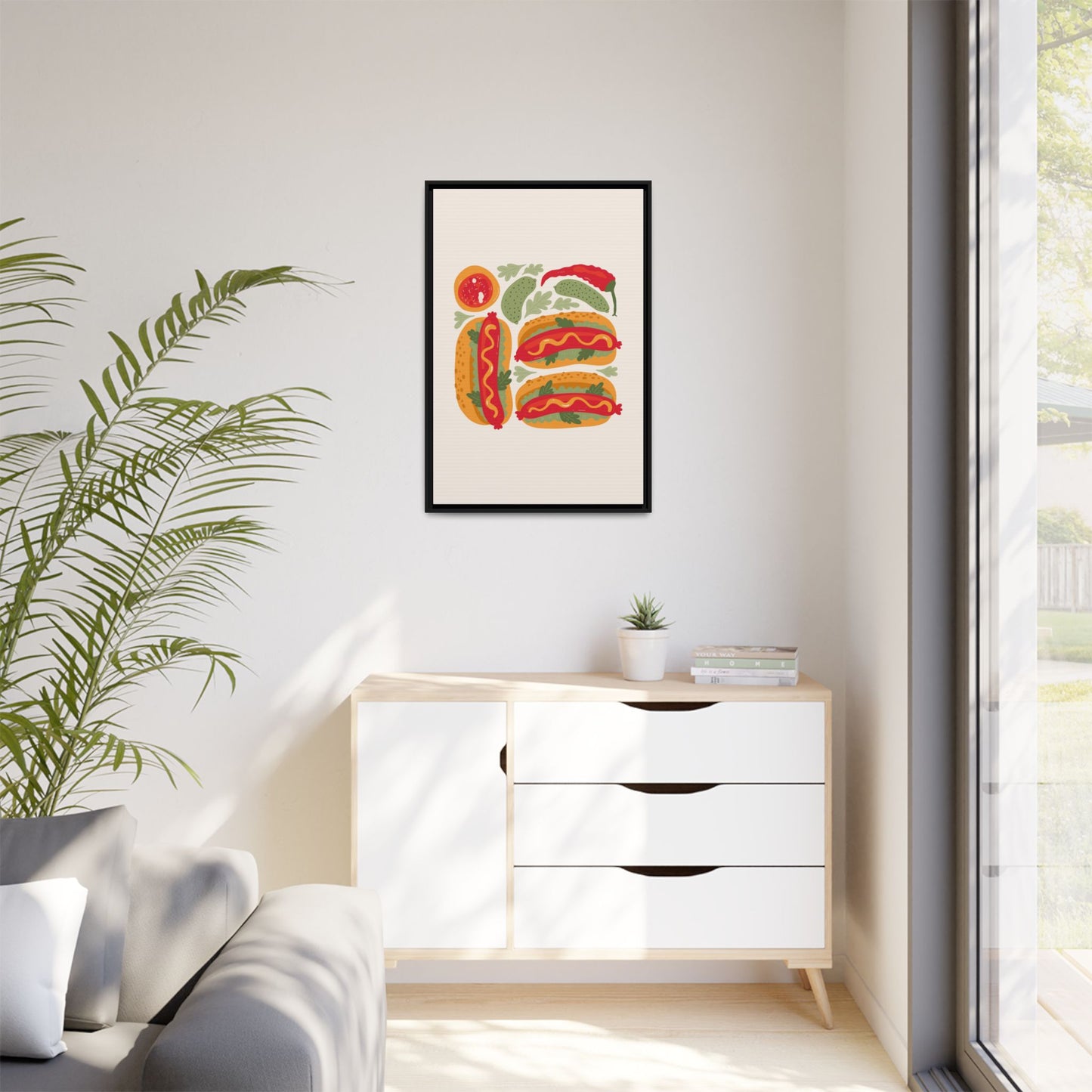 Kitchen Decor - Hot Dogs Wall Art