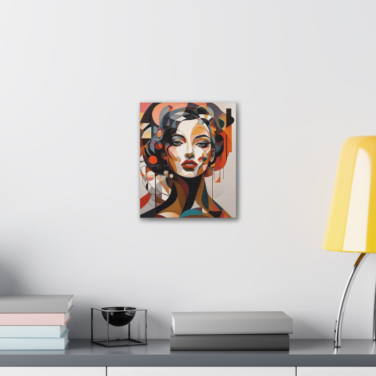 Abstract Woman Portrait Provocative - Canvas Stretched