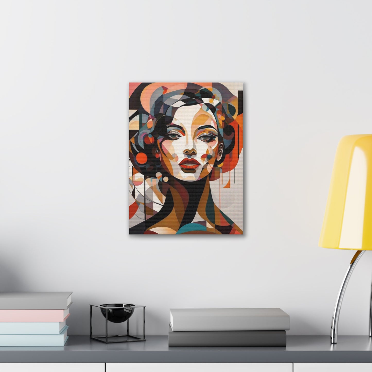 Abstract Woman Portrait Provocative - Canvas Stretched