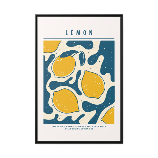 Kitchen Decor - Lemons Wall Art - Boho