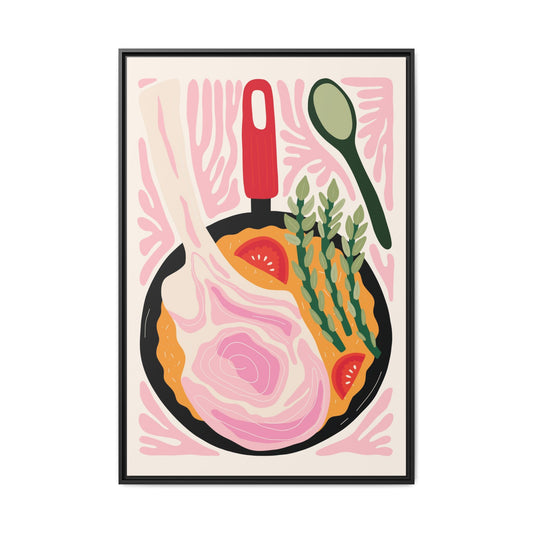 Kitchen Decor - Frying Pan Wall Art - Boho