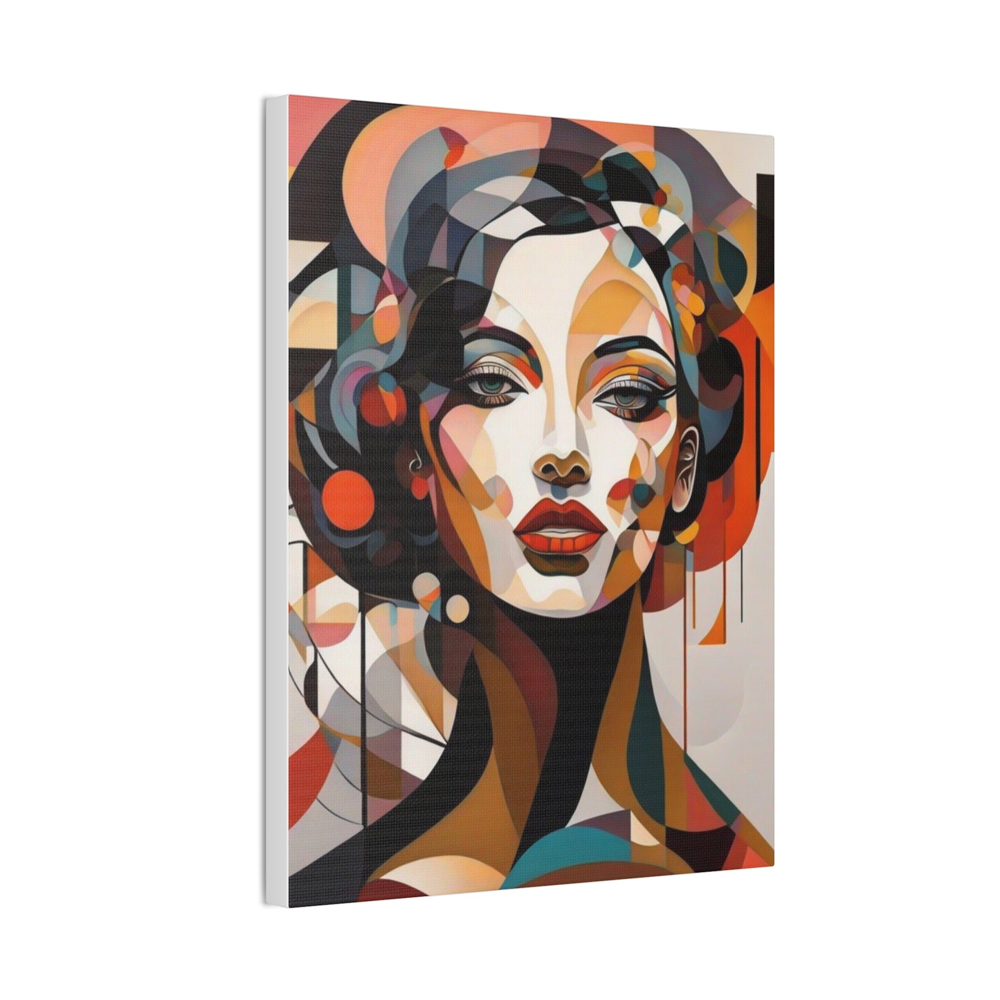 Abstract Woman Portrait Provocative - Canvas Stretched