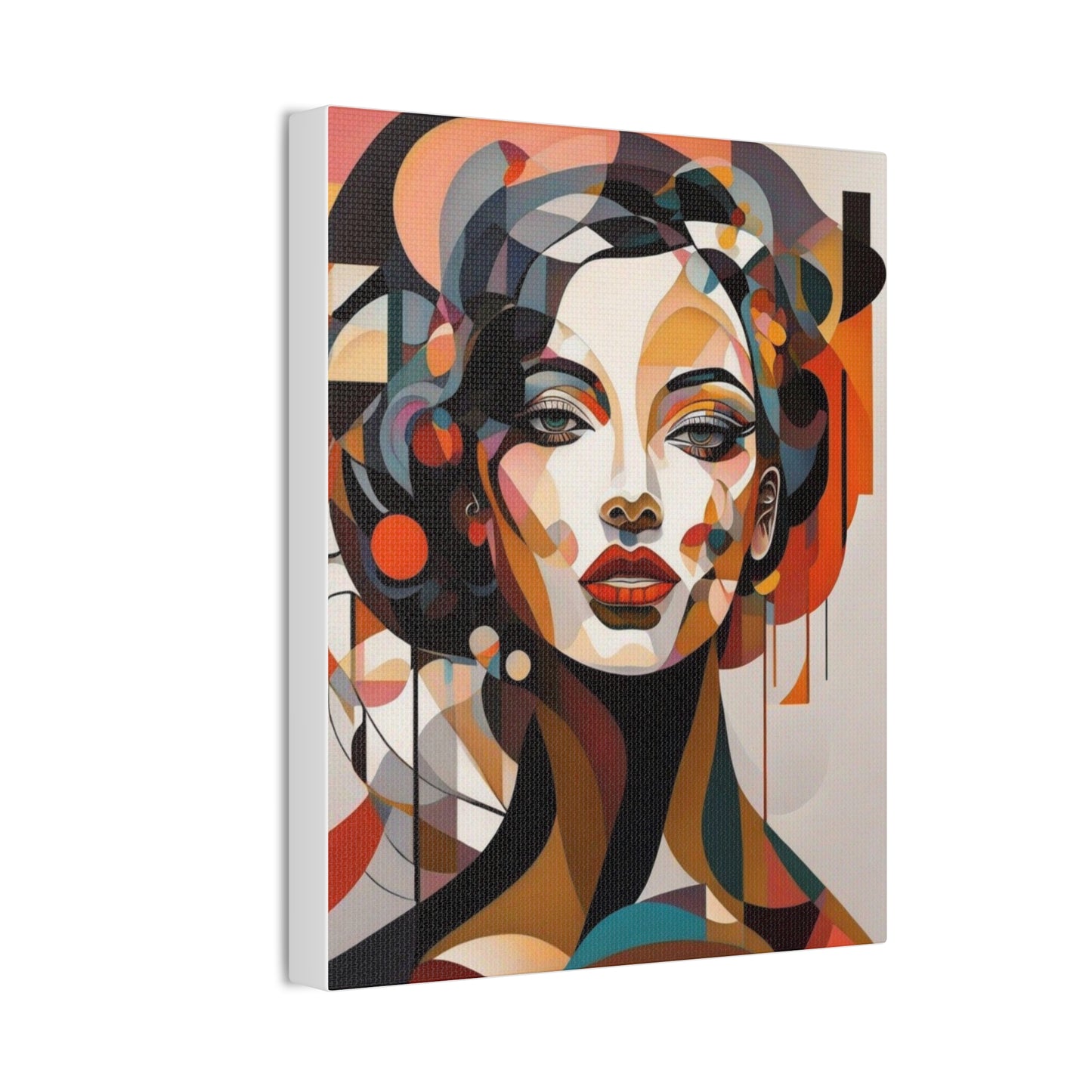 Abstract Woman Portrait Provocative - Canvas Stretched