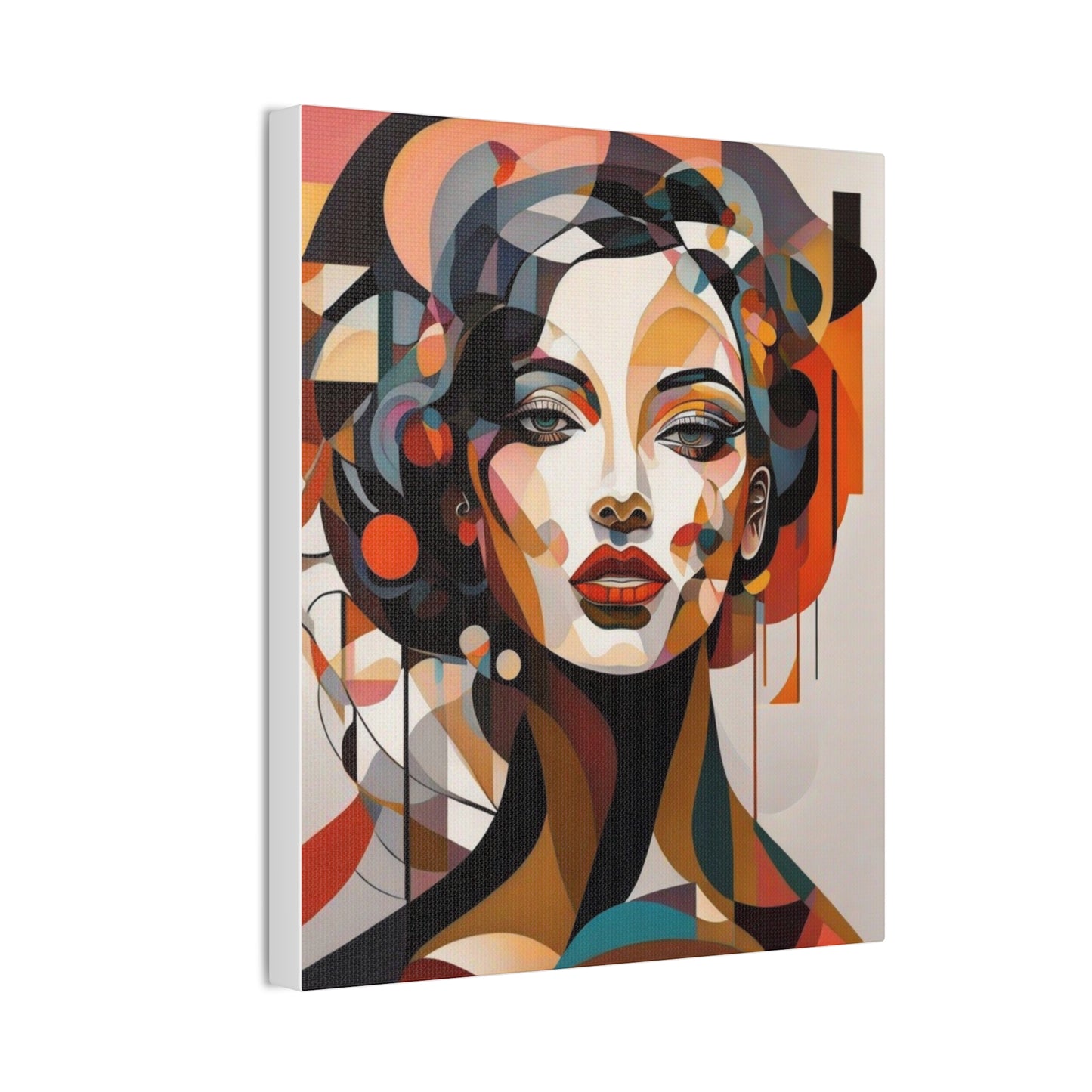 Abstract Woman Portrait Provocative - Canvas Stretched