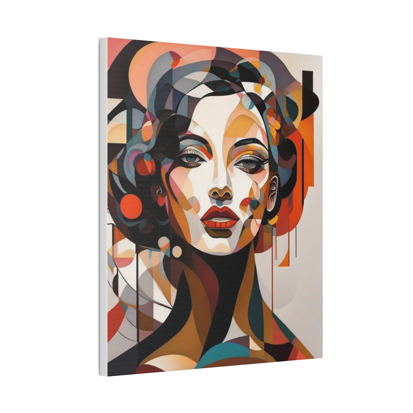 Abstract Woman Portrait Provocative - Canvas Stretched