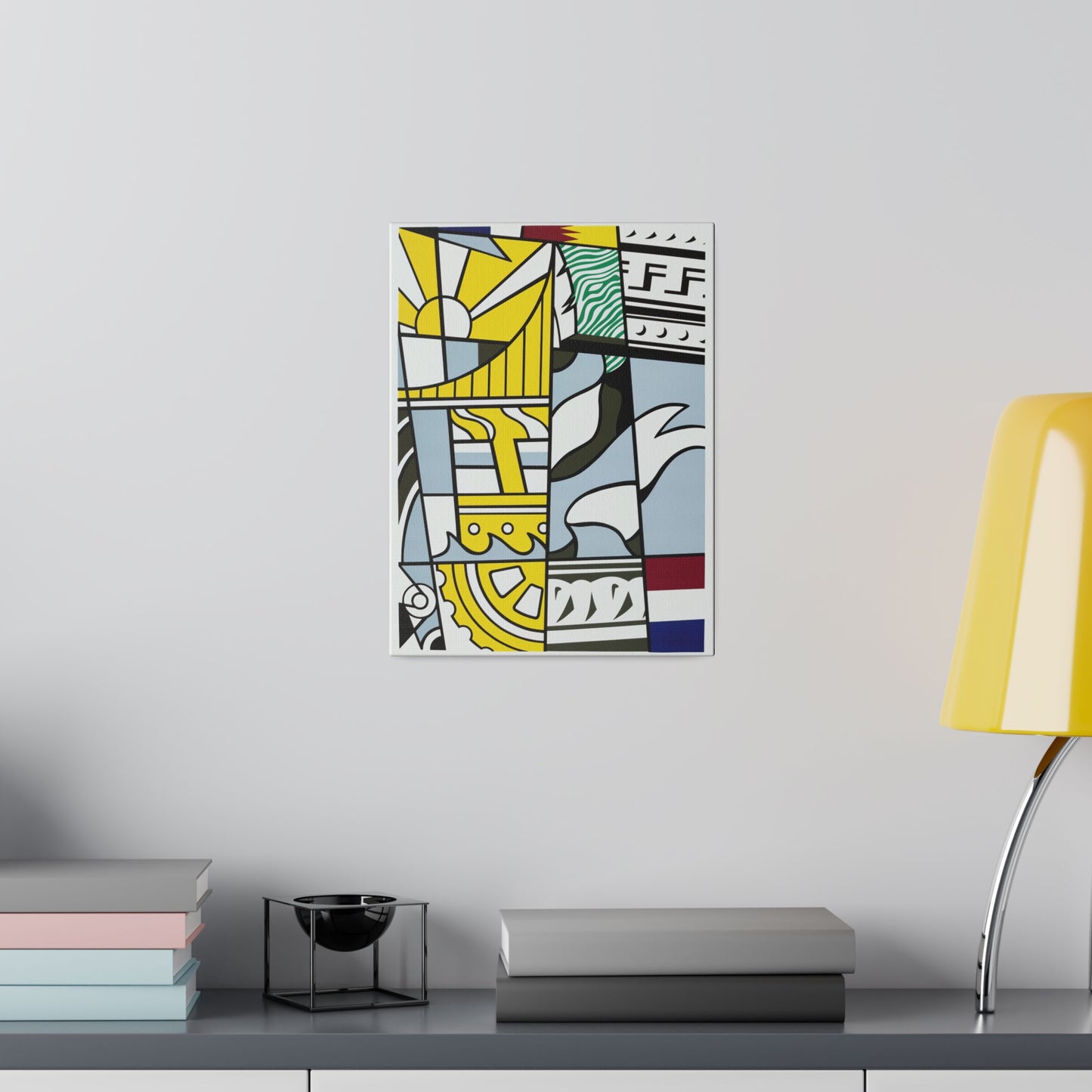 Abstract Wall Art - Lines and Boxes