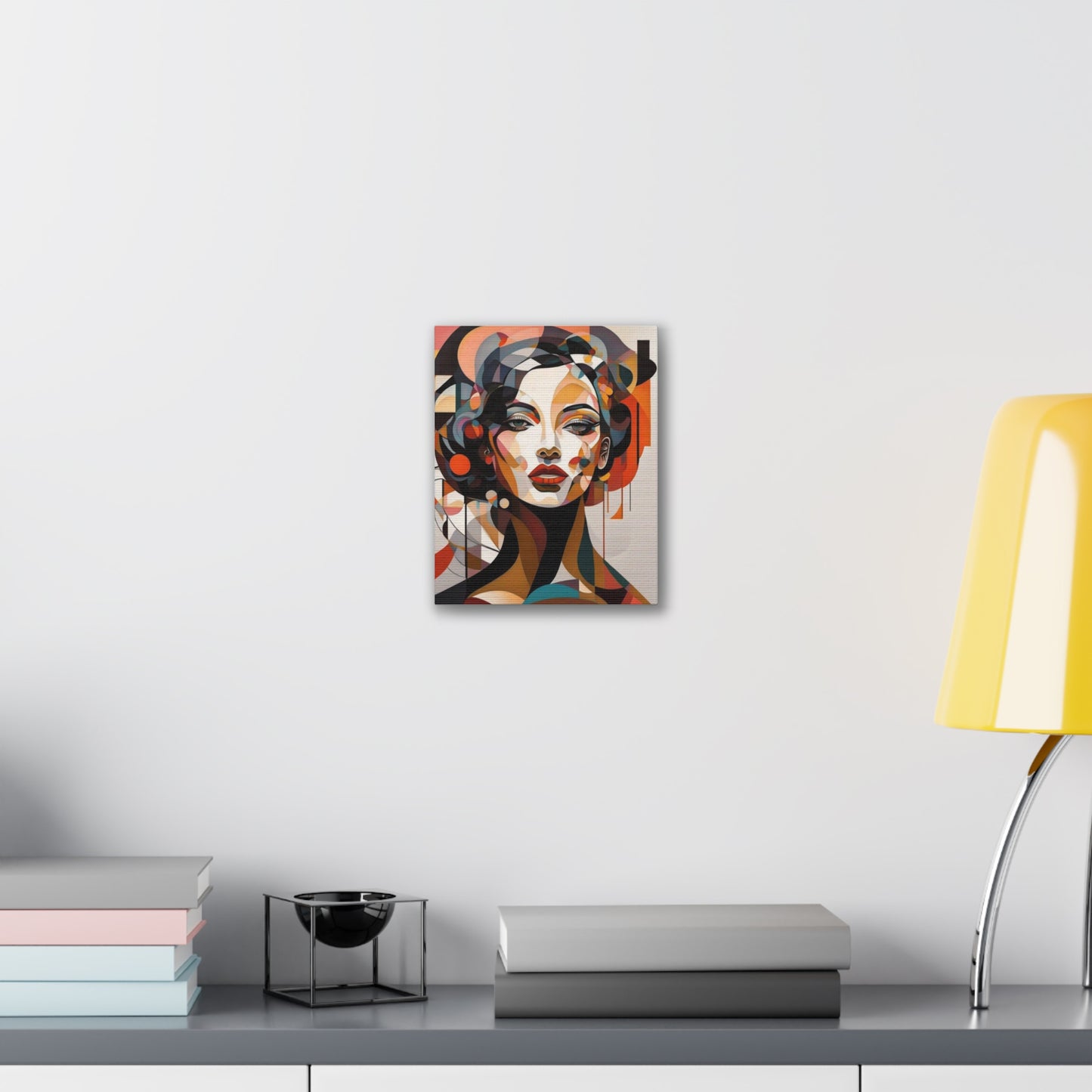 Abstract Woman Portrait Provocative - Canvas Stretched